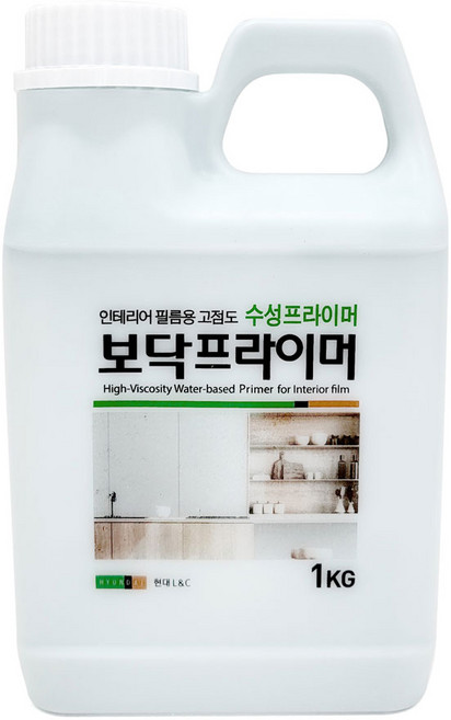 시트지 인테리어필름 시공 전용 보닥수성프라이머1kg, 단품