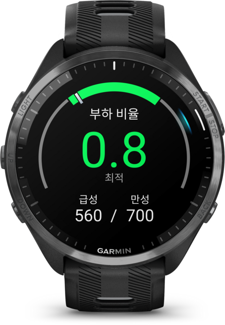 가민 포러너 965 러닝 스마트워치, 블랙, 46.5mm, GPS