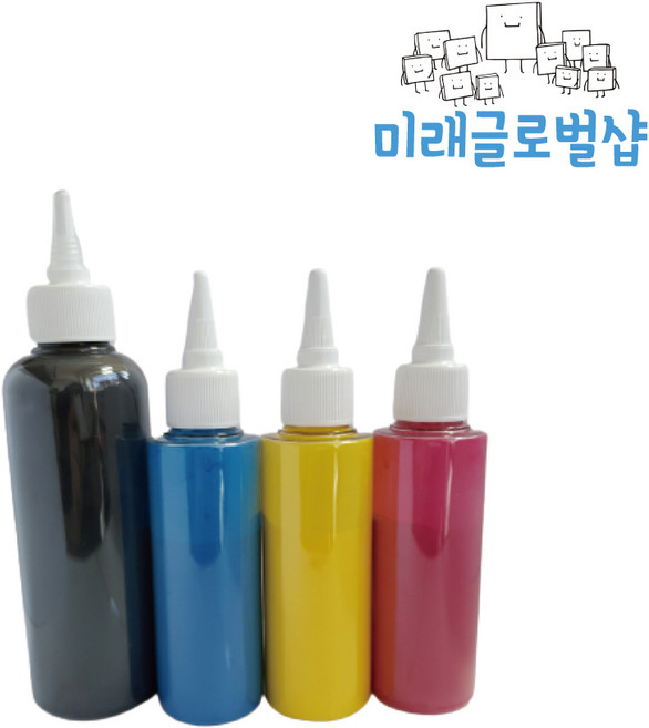 삼성 무한 컬러레이저 프린터 복합기 전용 충전용 파우더 리필 토너 가루 파우더 4색 세트, 1개, KYCM 4색세트