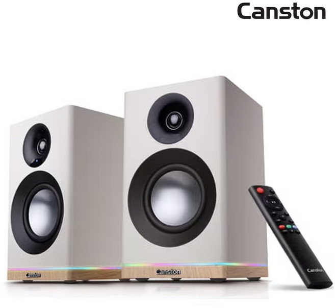 캔스톤 X9BT 블루투스 스피커 2채널 북쉘프 Hi-Fi 오디오, 화이트