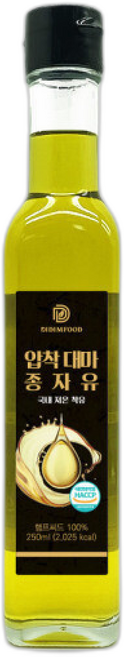 HACCP 압착 대마종자유 오일 대마씨종자유, 1개, 250ml