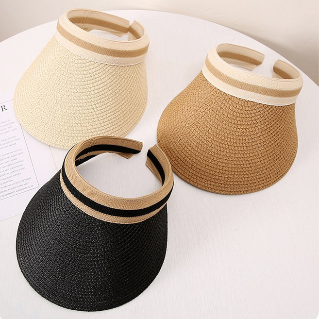 오엠티 라탄 여름 햇빛가리개 자외선차단 모자 여성 썬캡