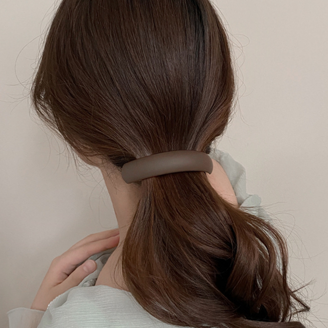 미영스 무광 아치형 자동핀 헤어핀