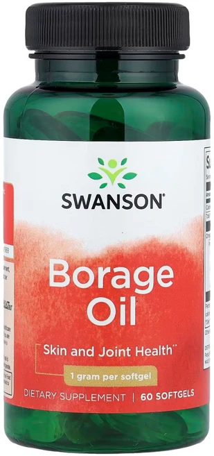 스완슨 감마리놀렌산 보리지오일 60캡슐 Swanson, 60정, 2개 - 쿠팡