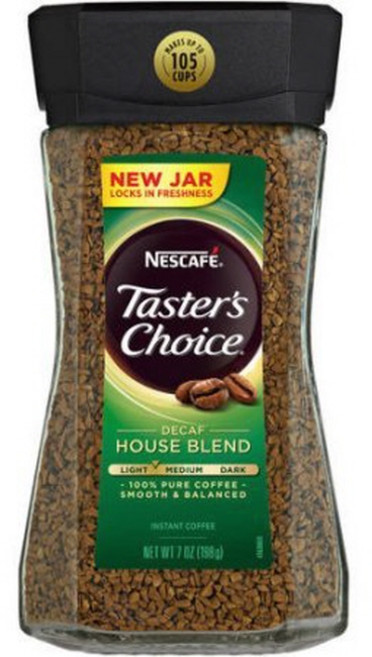네스카페 테이스터 초이스 디카페인 인스턴트 커피 198g, 105개입, 1개