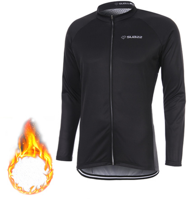 서브22 남성 겨울 자전거 의류 기모 상의 져지