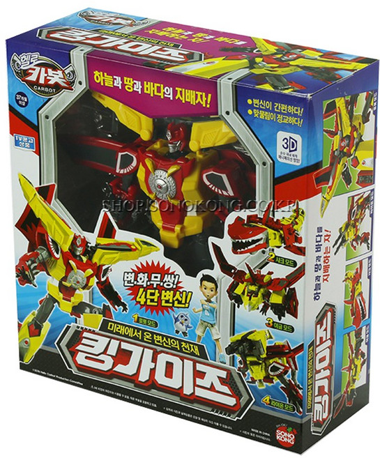 헬로카봇 킹가이즈 변신로봇, 혼합색상, 1개