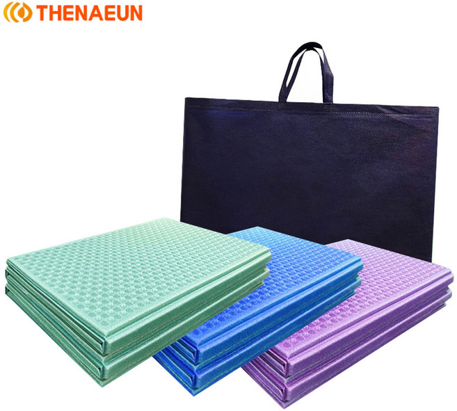 1+1 더나은 캠핑매트 200cm X 140cm 야외 돗자리, (그린)+(그린)