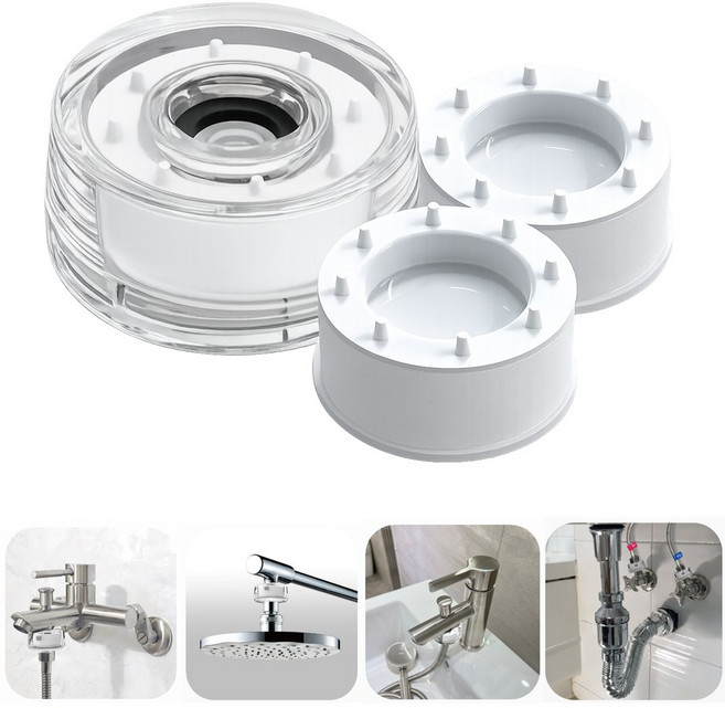 국산 여행 러버블 올필 세디먼트 필터 세면대 샤워기 세탁기 비데 사용가능 본체 + 필터3개 세트, 1세트, x