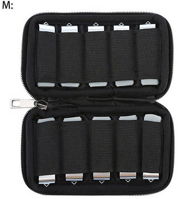 U 디스크 홀더 USB 플래시 드라이브 정리함 케이스 낙하 방지 보관 가방 S/for M/L 보호 방진 보관 가방 쇼크프, M, 1개
