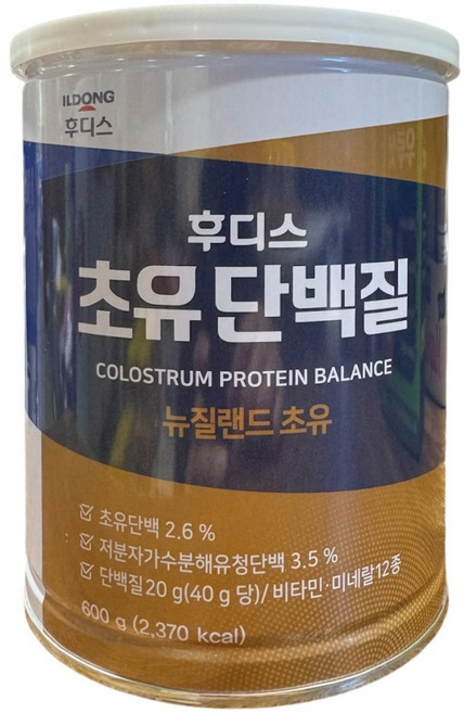 일동후디스 초유단백질 뉴질랜드 초유, 600g, 1개