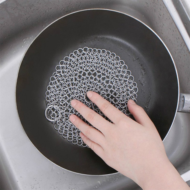 리에스 스텐링 수세미 20cm 주방수세미