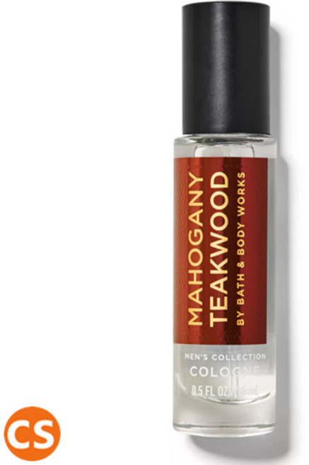 [미국직배송] 배쓰앤바디웍스 마호가니 티크우드 남성 향수 휴대용 15mL Mahogany Teakwood Ocean Mini Cologne, 1개