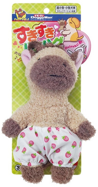 도기맨 강아지 러블리허그 봉제장난감, 기린, 1개