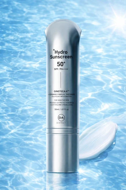 [SPF50] 디에이이펙트 하이드로 선스크린 30ml 광노화케어 저자극 자외선보호 피부과시술후 기미잡티 개선 촉촉 수분충전 손상피부 리페어 장벽개선 주름개선, 2개 - 쿠팡