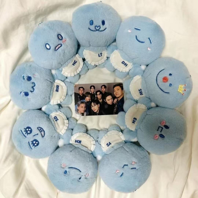 Super Junior 藍團子 毛絨吊飾, 1個, 李東海DH高10cm左右【帶圍裙】