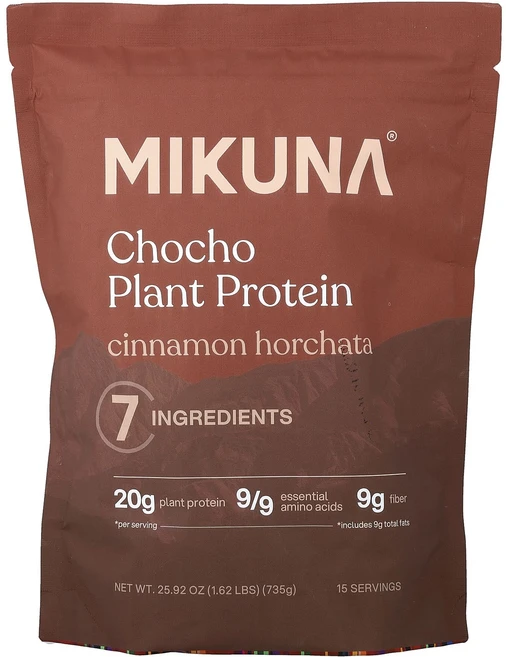 프리미엄상품 MIKUNA 초초 식물성 단백질 분말 계피 호르차타 맛 735g(1.62lb) 끝내주게잘나가는상품, MIKUNA초초식물성단백질분말계피호르차타맛735g162, 735g, 1개 - 쿠팡