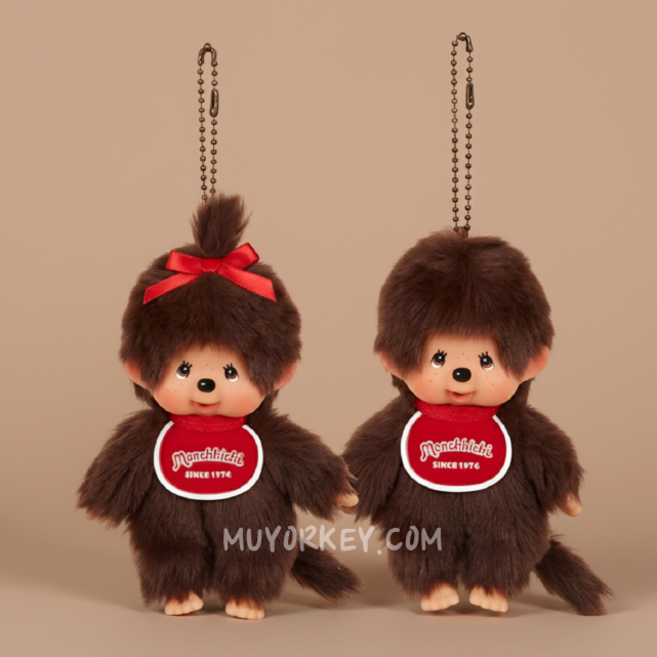 몬치치 베이직 마스코트 키링 일본직수입, 몬치치짱