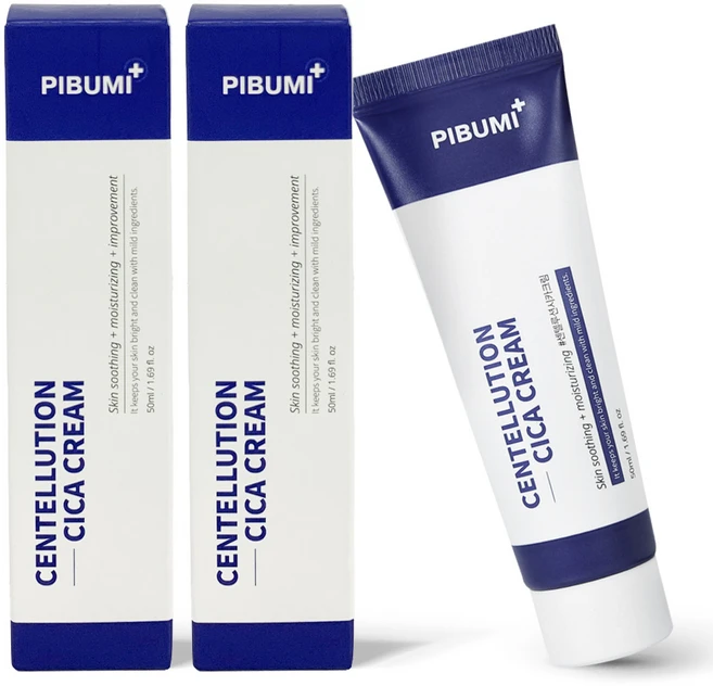 피부미 센텔루션 시카크림 극지성/재생크림/좁쌀/여드름/요철/진정/트러블, 2개, 50ml - 쿠팡