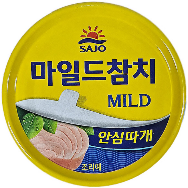 사조 마일드 참치 안심따개, 135g, 8개