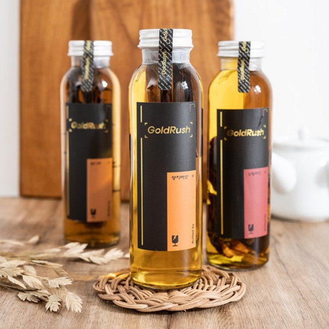 [골드러시]320ml 5개세트 담금주키트세트 담금술 담금주선물세트 담금주선물 담금주만들기, 1더덕+2엄나무, 3영지버섯+4계피+5감초, 1개