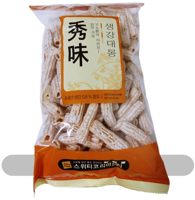 생강대롱 250g, 3개