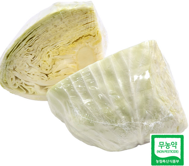 울팜 아삭 달달 국내산 친환경 양배추 제주 무안 밀양, 300g, 2개