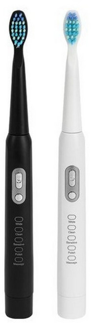 스마트소닉 1000 플러스 음파칫솔 SG2011A 더블 화이트+블랙, 2개
