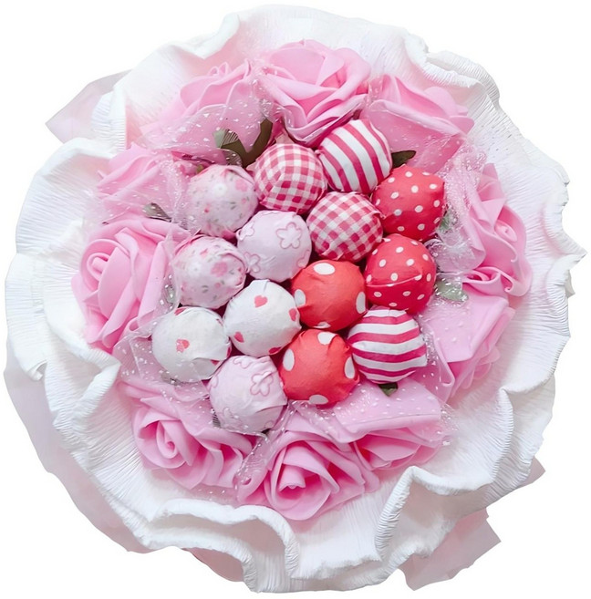 스마일컴퍼니 캔디로즈 사탕부케 사탕꽃다발, 캔디로즈 핑크