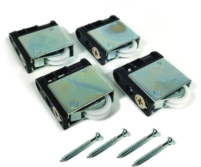 상하좌우 조절호차 삼연동문 호차 오메가호차 3연동중문롤러 셀프교체, 4개