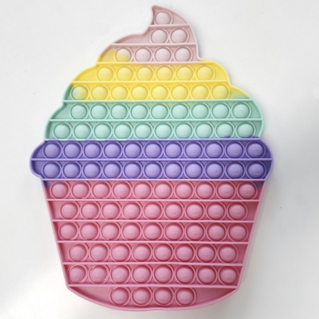 옆집샵 초대형 팝잇 푸쉬팝 아이스크림 모양 스트레스 해소 팝잇 장난감 110, 본상품선택, 1개