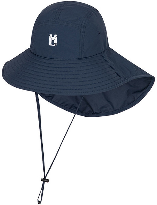 NC평촌점_밀레(MILLET) 봄 여름 야외활동에 사용 가능한 남녀공용 트레버틴 ORTHOLITE O-THERM 플랩햇_MXUUC918 네이비(NAVY)