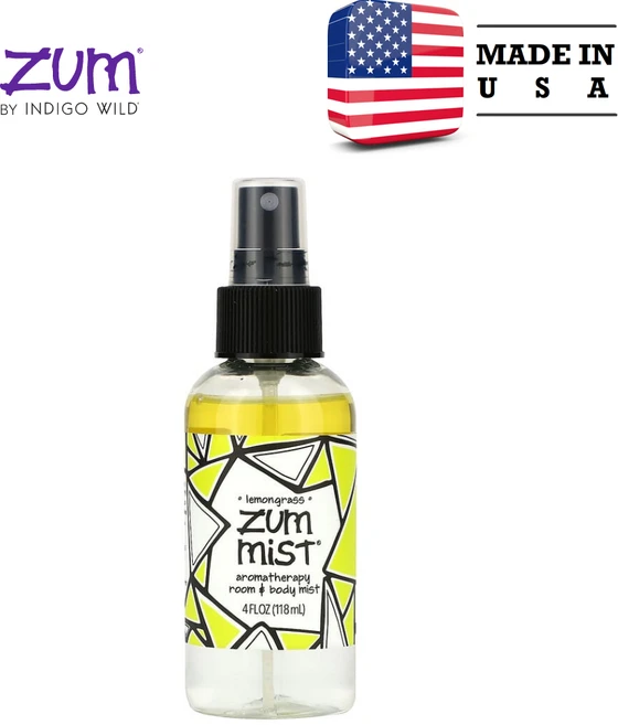 ZUM 줌 미스트 아로마테라피 룸과 바디 미스트 118ml (4fl oz), 01.앰버 - 쿠팡