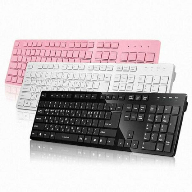 아이락스 IRK01W 팬터그래프 USB 키보드, 블랙