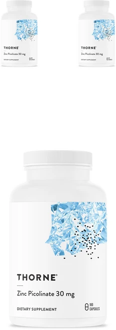 쏜리서치 아연 피콜리네이트 30mg 캡슐, 180정, 3개 - 쿠팡