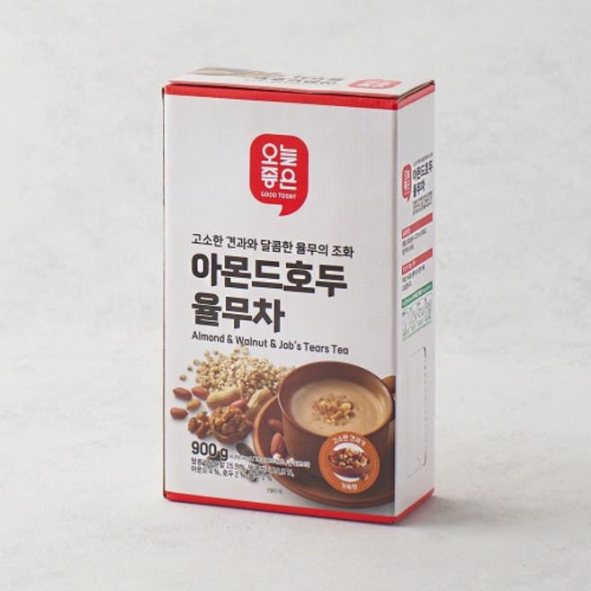 오늘좋은 아몬드호두 율무차 18g*50입, 1박스, 50개입, 18g