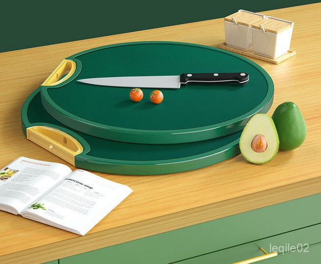wowi-27 원형플라스틱도마 원형플라스틱도마, 원형29cm, 녹색, 1개