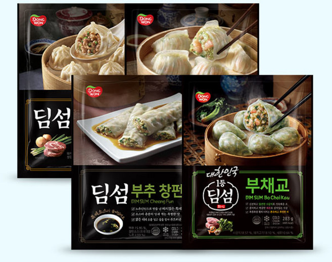 [딤섬 체험팩]부채교/부추창펀/새우하가우/샤오롱바오x각2봉 총8봉, 1개