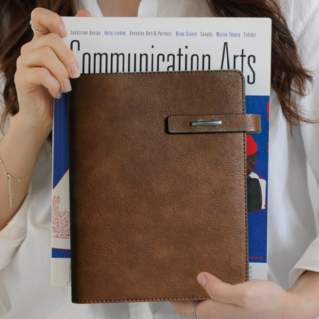 베라 시스템 (15.3x20.3cm) 32절 다이어리 6공 바인더, 블루(이틀식)