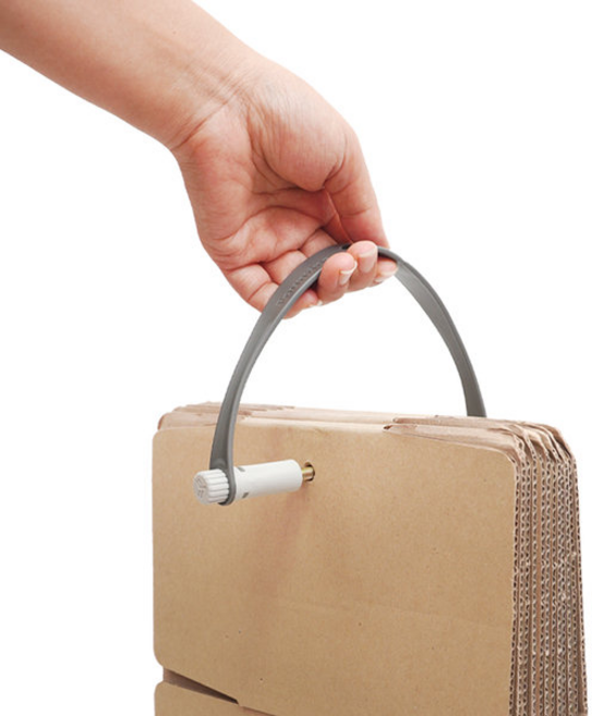 파운틴 리사이클러 재활용품 수납 정리툴, 그레이, 1개