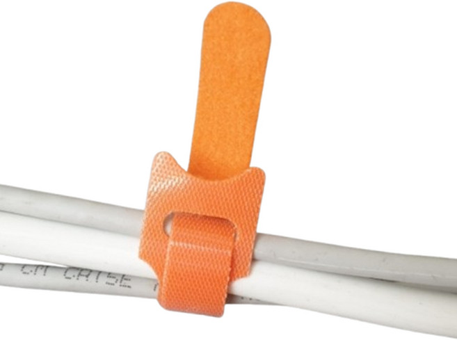 반복사용 케이블타이 10개 배선정리 선묶는끈 T자형 랜덤색상