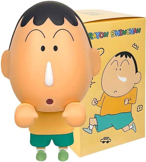 벨르아망 짱구 라이선스 네비게이션 모니터 걸이형 차량용 방향제 맹구 본품, 1개, 프레쉬 코튼