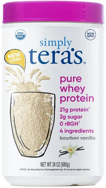 Teraswhey simply Teras 퓨어 웨이 프로틴 바닐라 파우더 분말 680g, 1개 - 쿠팡