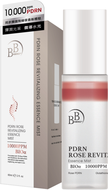 BB Amino PDRN玫瑰賦活精華噴霧, 1個, 60ml