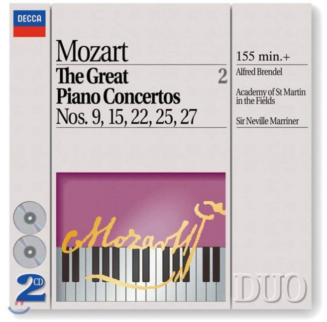 [CD] Alfred Brendel 모차르트 : 피아노 협주곡 명곡 2집 (Mozart: The Great Piano Concertos Vol. 2)