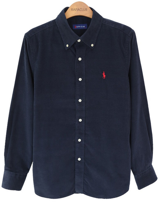 라파클럽 남녀공용 코듀로이 긴팔 남방 셔츠