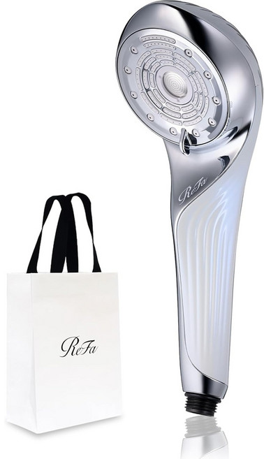 리파 파인버블 U 샤워기헤드 MTG MTI 절수 보습 스킨케어, Silver 단품
