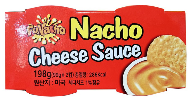 펀나쵸 나쵸 치즈소스, 99g, 2개