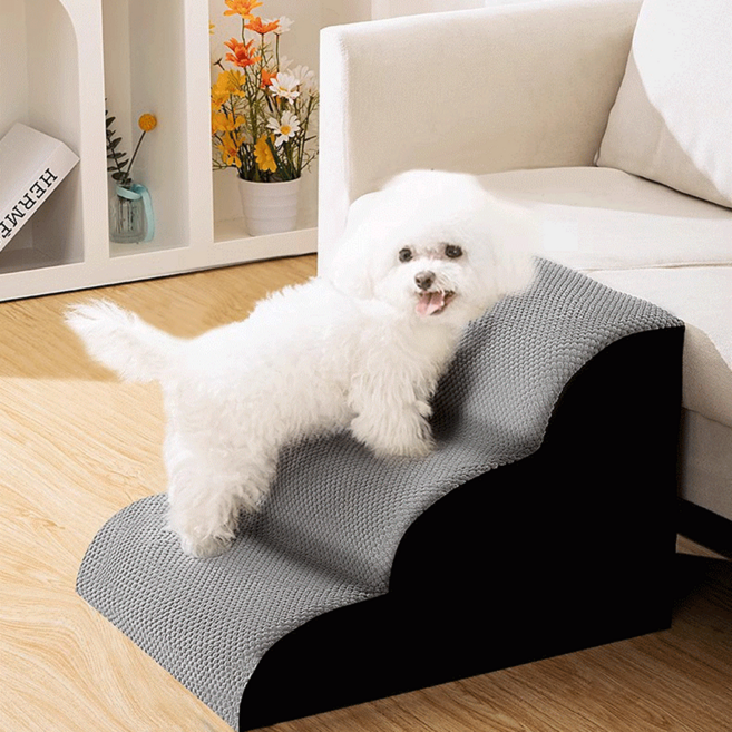 퍼피푸프 반려동물 논슬립 계단 펫스텝, 1개