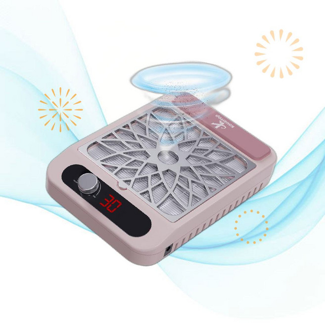 Kouzitop 쿠지탑 집진기 네일 테크용 먼지 컴팩트 저소음 진공 청소기 AR